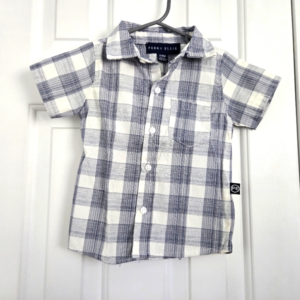 Boys plaid shirt - 24 months